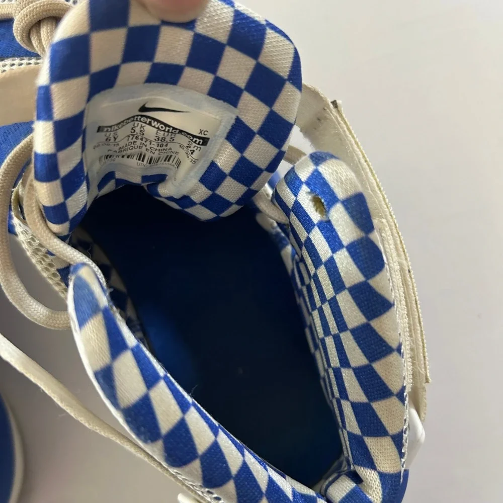 Nike LeBron Soldier 9 Shoes Kentucky Wildcats BBN Boys 6Y Blue White 776471-104